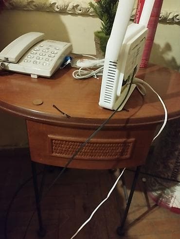 Taxta yan masa dəsti - Material: taxta üstlük, dekorativ taxta ön — 3