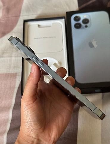 iphone 14 pro qiymət: IPhone 13 Pro, 128 GB, Sierra Blue, Face ID — 2