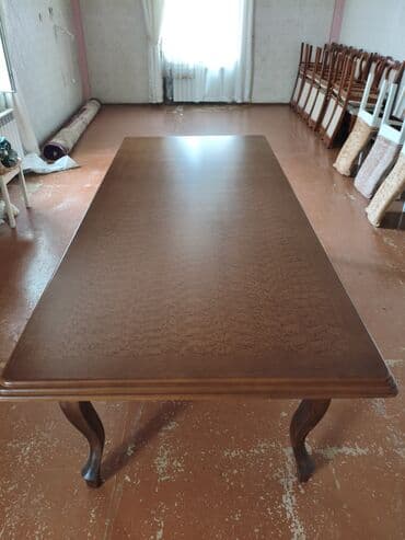 yığılan stol: Qonaq masası, İşlənmiş, Açılmayan, Dördbucaq masa — 2