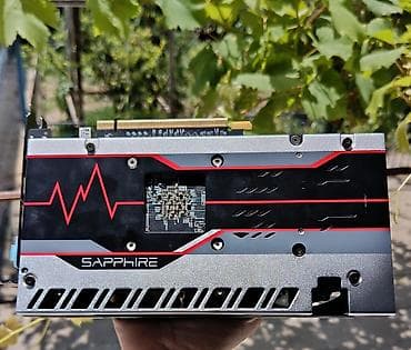 компьютер: Видеокарта для ПК ЖК Sapphire Radeon RX 580, 8 ГБ, Б/у — 6