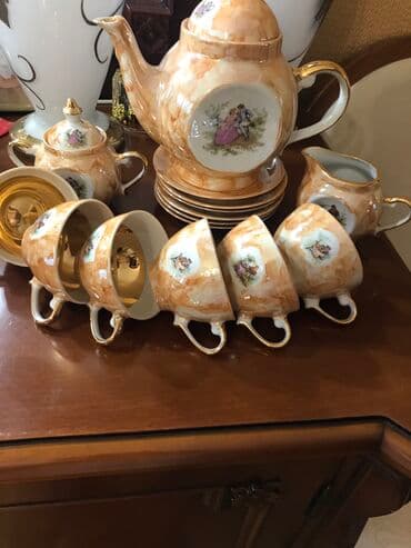 ev əşyaları ikinci el: Qəhvə dəsti — 1