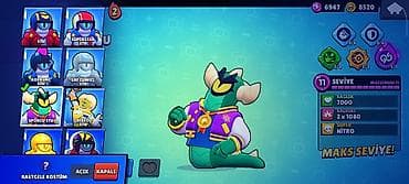 is elanlari qusar: Brawl Stars oyun hesabı - Kupa: 35,612 (ən yüksək 35,621), Kupa Yolu — 7