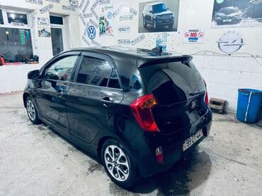 maşın nol altı: Kia Picanto, qara rəng, 5 qapılı hetçbek. Xüsusiyyətlər: - Kompakt — 3