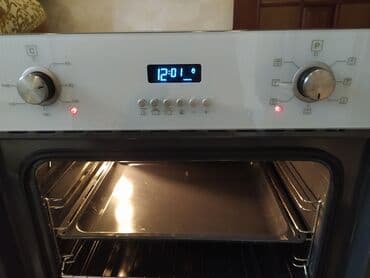 qaz sobasi ve qiymeti: Duxovka Mega, Elektrik, rəng - Ağ, Quraşdırılan, Yeni — 2