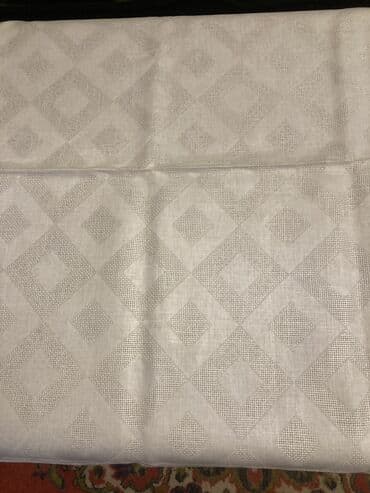 daimon home masa örtüsü: Yeni rəng - Ağ Kətan Süfrə, Ünvandan götürmə — 1