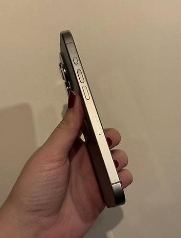 ucuz iphone telefonlar: IPhone 15 Pro, 256 GB, Natural Titanium, Zəmanət, Kredit, Simsiz şarj — 2