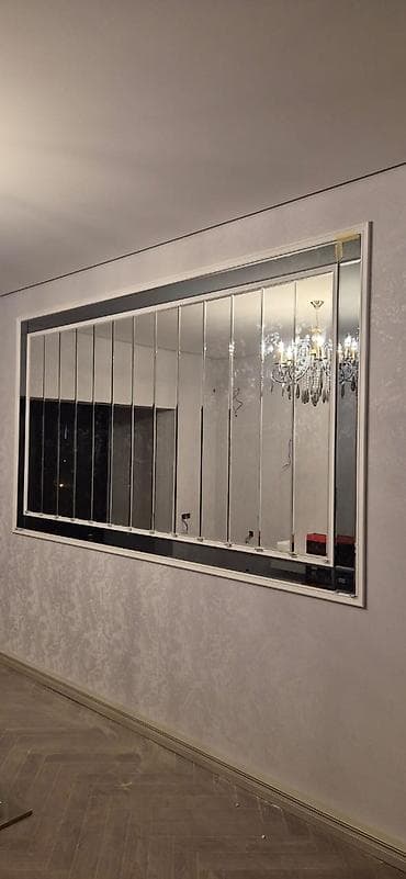 ev güzgüsü: Güzgü Divar üçün, Düzbucaqlı, Dekorativ — 1