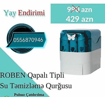 kokteyl aparat: Su temizləme qurğular su aparatlari Qapalı tip su təmizləmə qurğuları — 2