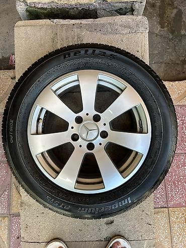 disk kalpaklar: Disk təkər Mercedes-Benz 225 / 55 / R 16, 5 Boltlu — 1