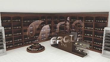 Şərab vitrin mebel sifariş