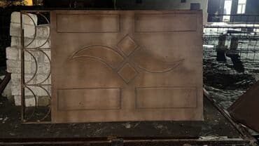 Maye divar kağızları: Dəmir Həyət darvazası, Yana açılan, Mexaniki, Şəbəkə ilə, rəng - Qəhvəyi, Kredit yoxdur — 3