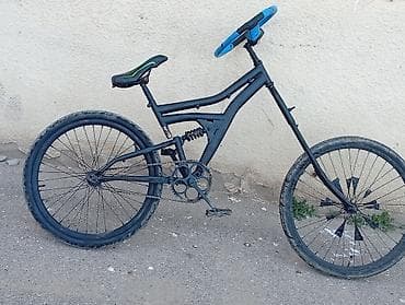 islenmis velosipedler: Unikal özəlləşdirilmiş velosiped – sükan yerinə avtomobil sükanı ilə — 1