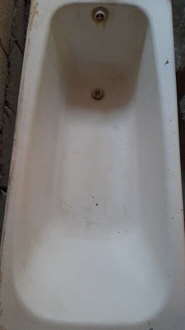 hamam vanasl: (ÇUĞUN VANNA) - Material: Çuğun (ağ rəng) - Düzbucaqlı forma — 1