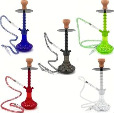 cüzdanlar: Şüşə dibli nargilə(qəlyan) seti – 52 sm hündürlük, 17 sm alt diametri — 5