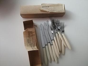 Çəngəllər: Məhsul: Süfrə bıçaq və çəngəl dəsti - Komplekt: 6 ədəd bıçaq + 6 ədəd — 5