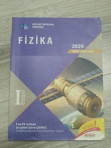 “Fizika – 2025 Test Toplusu”, I hissə vuruğu cızığı yoxdur — 1