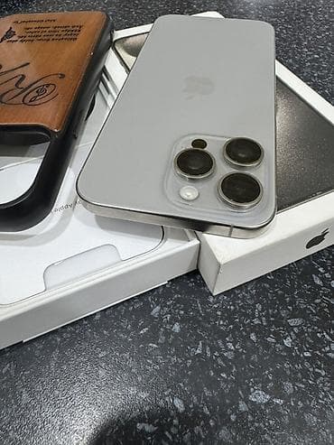 apple iphone se: IPhone 15 Pro, 128 GB, Natural Titanium, Face ID — 6