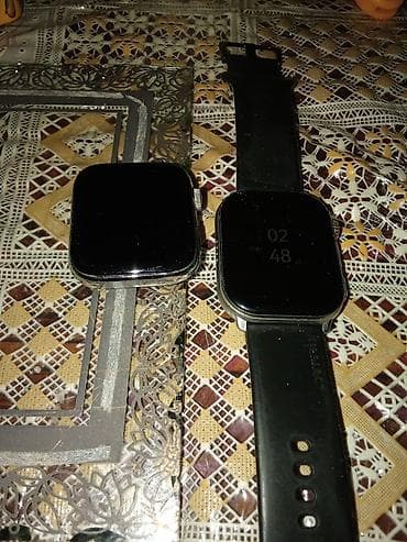 saat sekli: Smart saat, Sensor ekran, rəng - Qara — 1