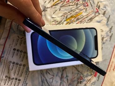 IPhone 12, 128 GB, Göy, Barmaq izi, Face ID