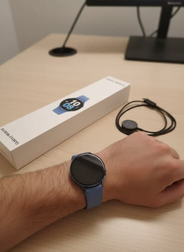 samsung 4: Yeni, Smart saat, Samsung, Suya davamlı, rəng - Göy — 1