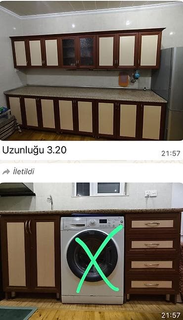 ave krem: Metbex mebeli 320sm 100azn Zabrat2 3521 leli Mətbəx mebeli dəsti - — 1