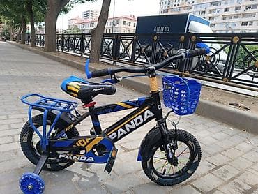 cube velo: Yeni Dörd təkərli Uşaq velosipedi 12", sürətlərin sayı: 1, Ödənişli çatdırılma — 7