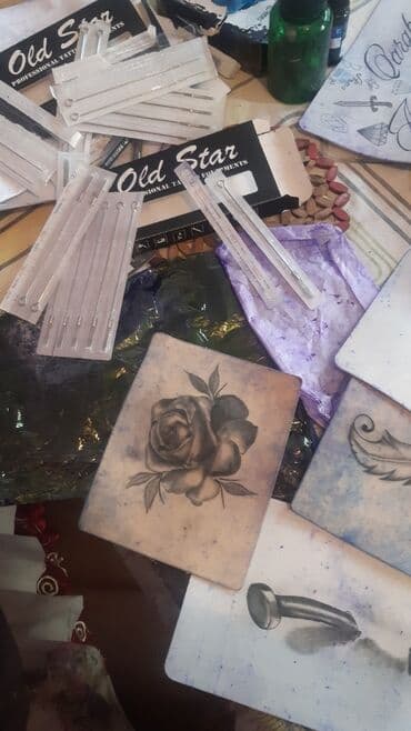 Döymə avadanlıqları dəsti - Professional tattoo avadanlıqları: “Old