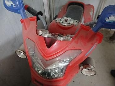 tap.az oyuncaqlar: Uşaq üçün elektrikli üçtəkərli motosiklet - Rəng: qırmızı-mavi - — 4