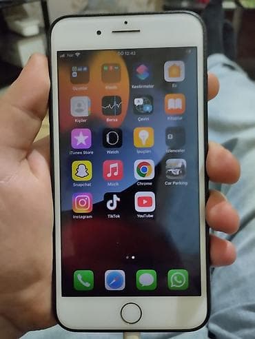 IPhone 7 Plus, Rose Gold, Barmaq izi — 3