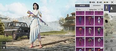 PUBG Mobile oyun hesabı - Səviyyə: 59 - Kol. 30 (Kolleksiya səviyyəsi — 1
