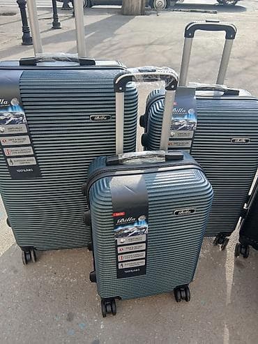 Velosiped ehtiyyat hissələri: Billa sərnişin çamadanları – 3-lü dəst - Material: 100% ABS sərt — 7