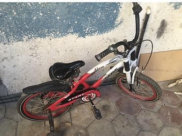 Uşaq geyimi və ayaqqabıları: Uşaq velosipedi – təlim təkərləri ilə - Təkər ölçüsü: təxminən 16" - — 1