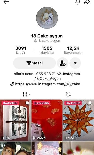 заказ повара на дом: Tort sifarisleri Sifaris qebul olunur Ünvan Saray qəsəbəsi — 4