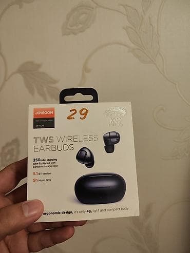 kalonka satilir: Məhsul: JOYROOM JR-TL10 TWS Wireless Earbuds Xüsusiyyətlər: - — 1