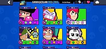 Brawl Stars hesabı – yüksək inkişaflı və tam kolleksiya Hesabda 1dəfə — 2