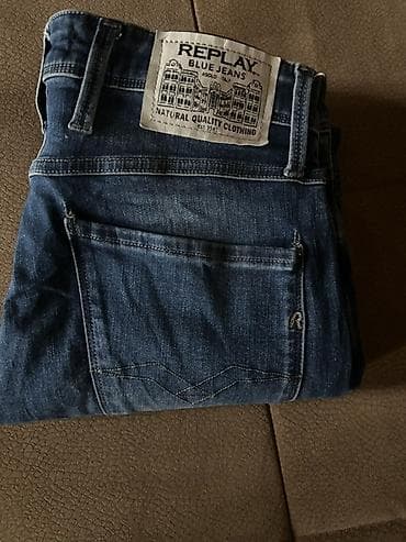 cins jaket: Replay Blue Jeans kişi cins şalvarı 100% original tazadan farglanmir — 2
