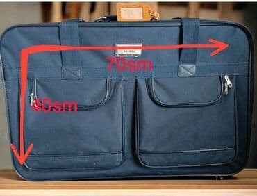 купить чемодан на колесах: Çamadan (yol çantasi) Amy Vermont Yenidir. 70x40x18 Tekerlidir — 7