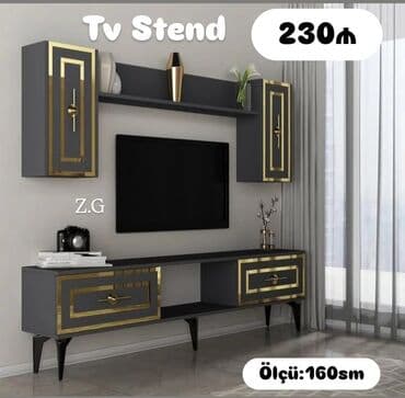 Rəflər: *Tv Stend ✔️230Azn* ▫️İstehsal Rusiya Laminat 18/lik qalınlıqda — 1