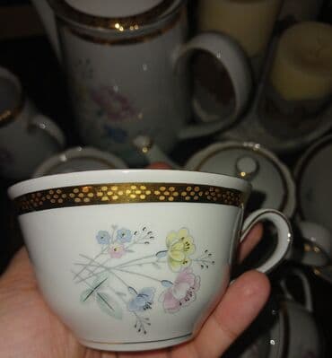 чайный набор: Чайный набор, Фарфор, 5 персон, Германия — 6