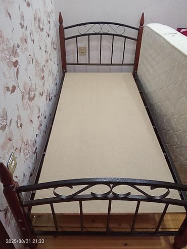 dösək: Təknəfərlik çarpayı, Bazasız, Matras ilə, Siyirməsiz — 2