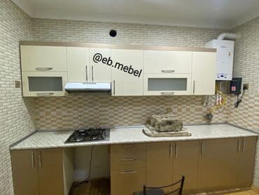 metbex mebelleri qiymeti: Sifarişlə mətbəx dəsti, Özü çəkən petlələr, MDF, Kredit yoxdur — 1