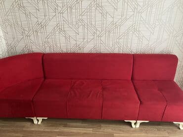 Ev üçün digər mallar: Künc divan, Açılmayan, Bazasız, Vеlur parça — 2