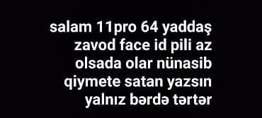 IPhone 11 Pro, 64 ГБ, Face ID at lalafo.az IPhone 11 Pro, 64 ГБ, Face ID