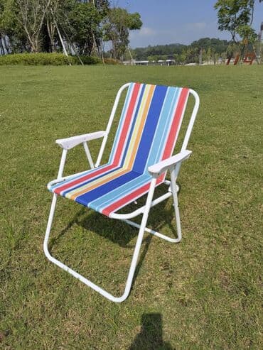 piknik dəsti: Piknik stulu Plyaj stulu Kamp stulu Qatlanan stul Oturacaq Kamp — 1