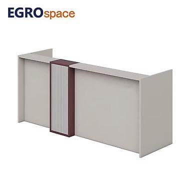 EGROspace resepsiyon masası - Müasir minimal dizayn: açıq boz korpus