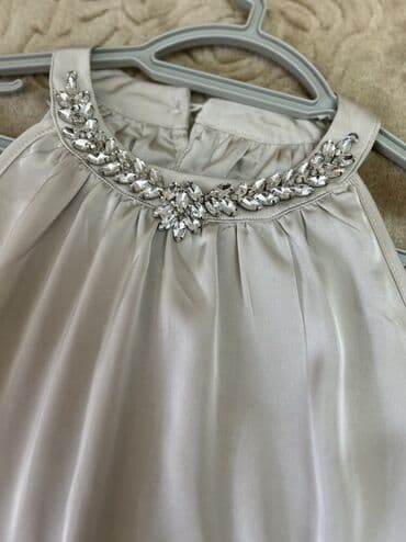 İdman geyimləri: Zərif ziyafət/libas - Rəng: açıq bej/şampan - Model: halter tipli — 2