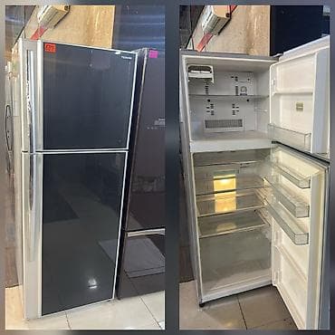 soyuducu qablari: İşlənmiş 2 qapılı Toshiba Soyuducu Satılır, rəng - Qara — 1