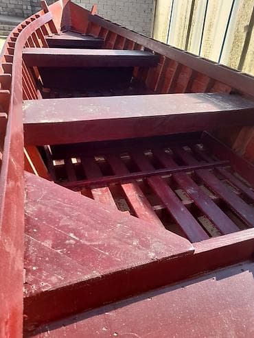 masin nasos: Taxta qayıq gövdəsi - Material: möhkəm taxta karkas, kənar və dibi — 4