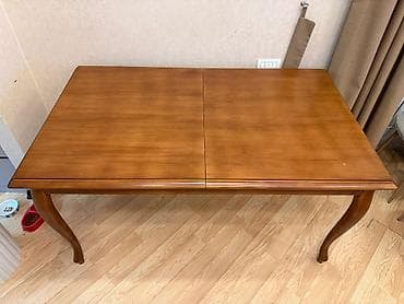 lövhe: Qonaq masası, İşlənmiş, Qatlanan, Taxta, Dördbucaq masa — 5