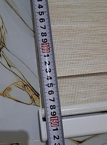 paltar asma: Zebra jalüz pərdə – krem/bej rəngdə, zolaqlı və tamörtülü rejimlər — 3